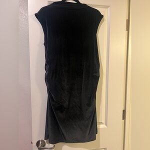 Target Black Velvet Sleeveless Dress